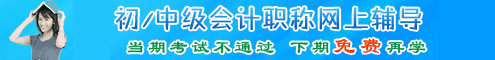 初级会计职称网上辅导火爆招生